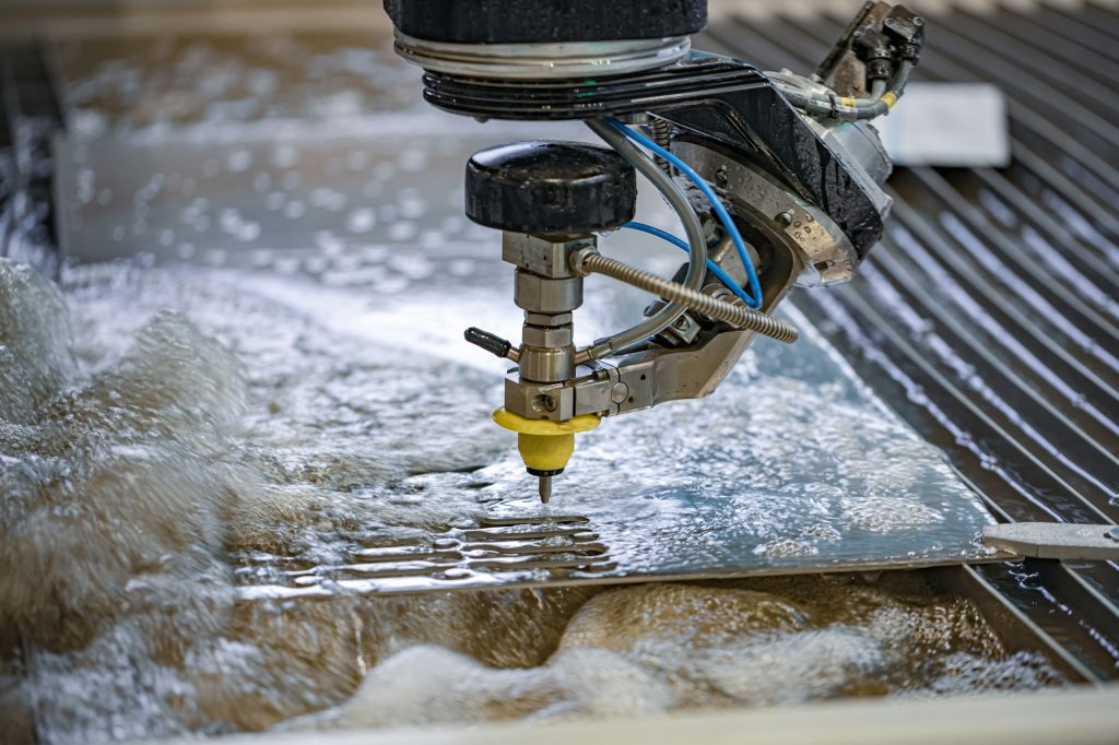 CNC water jet cutting machine